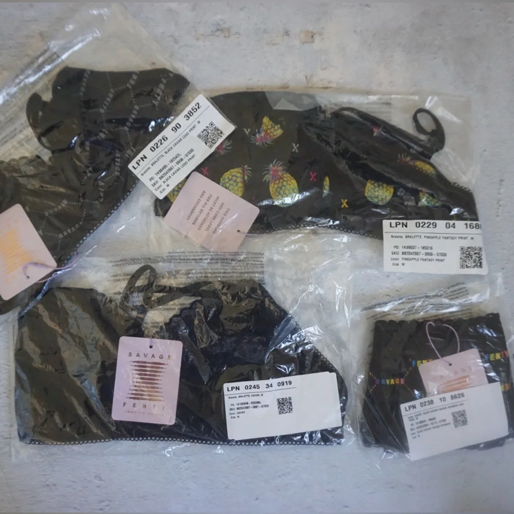 🔥MUST-HAVE!🔥 3 Savage X Fenty Bralettes (M) + 🆓 Bonus Cheeky Panty (M) | NWT - Picture 6 of 11